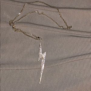 Playboy lightning bolt necklace